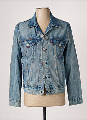 Veste en jean empiècements bleu LEVIS homme