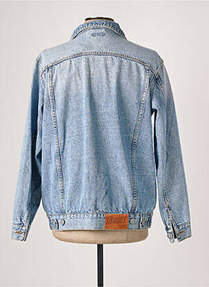 Veste en jean manches longues bleu SIX VALVES homme