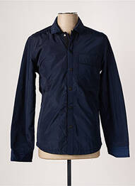 Veste casual poignets pressionnés bleu JULES homme