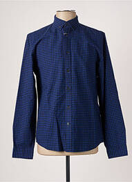 Chemise manches longues manches longues bleu CELIO homme