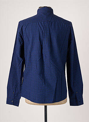 Chemise manches longues manches longues bleu CELIO homme