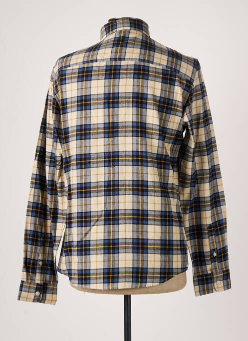 Chemise manches longues bleu CELIO pour homme