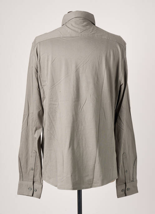 Chemise manches longues gris CELIO pour homme