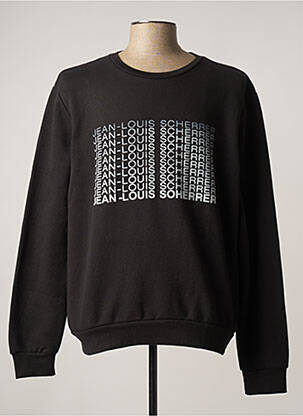 Pull stretch manches longues noir JEAN-LOUIS SCHERRER homme