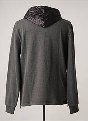 Sweat-shirt à capuche gris LIBERTO pour homme seconde vue