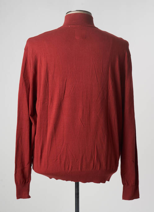 Gilet manches longues rouge VERTIGO pour homme