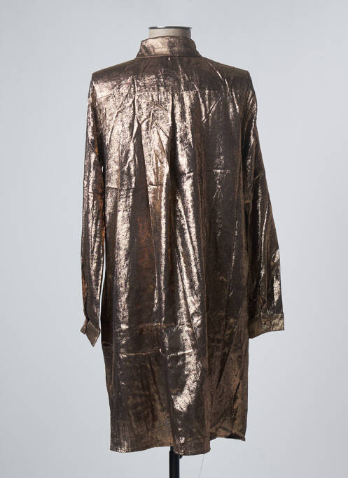 Robe mi-longue jaune EMMA ELLA pour femme