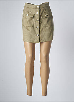 Jupe courte poches vert TIFFOSI femme