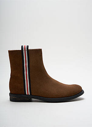 Bottines/boots nubuck talon bas marron ACEBOS fille