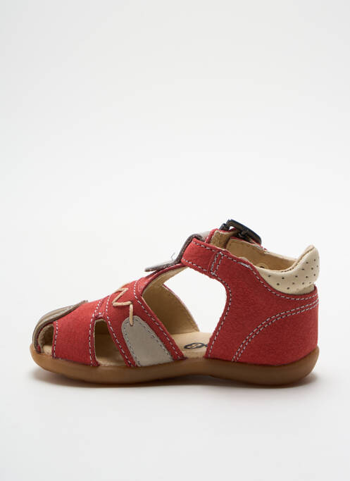 Sandales/Nu pieds rouge MOD8 pour garçon