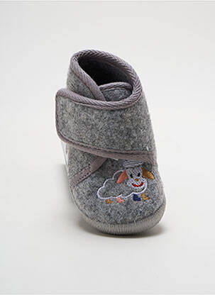 Chaussons/pantoufles voute plantaire bout rond gris BELLAMY garçon