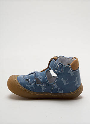 Sandales/nu pieds empiècements bout rond bleu BELLAMY garçon