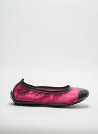 Ballerines tissage satiné bout rond rose GEOX fille