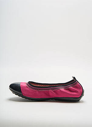 Ballerines tissage satiné bout rond rose GEOX fille
