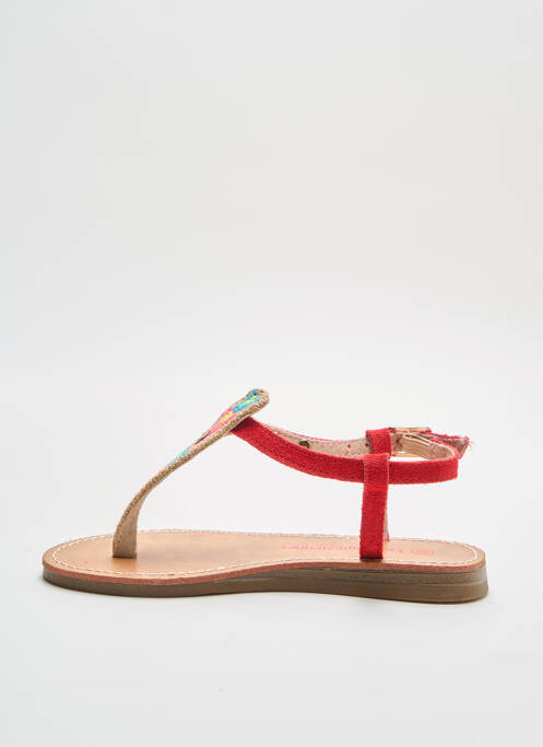 Tongs rouge LES TROPEZIENNES PAR M.BELARBI pour fille
