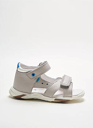 Sandales/nu pieds empiècements bout ouvert gris GBB garcon