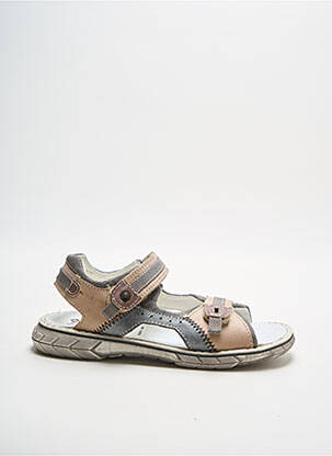 Sandales/nu pieds empiècements bout ouvert beige BELLAMY garcon