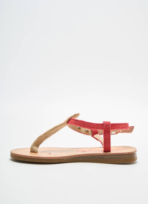 Tongs rouge LES TROPEZIENNES PAR M.BELARBI pour fille