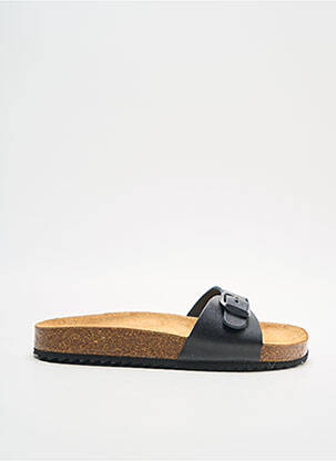 Mules/sabots bout ouvert noir EMMA enfant