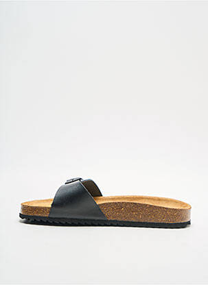 Mules/sabots bout ouvert noir EMMA enfant