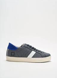 Baskets empiècements bout rond bleu DATE enfant