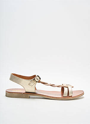 Sandales/Nu pieds beige GBB pour femme