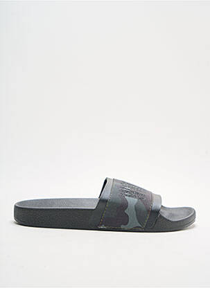 Mules/sabots voute plantaire bout ouvert noir THE WHITE BRAND homme
