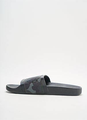 Mules/sabots voute plantaire bout ouvert noir THE WHITE BRAND homme