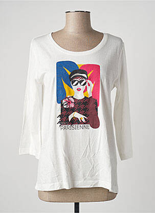 T-shirt manches 3/4 manches 3/4 beige STOOKER WOMEN femme