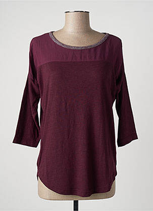 T-shirt coupe droite manches 3/4 violet STOOKER WOMEN femme