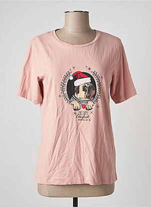 T-shirt coupe droite manches courtes rose STOOKER WOMEN femme