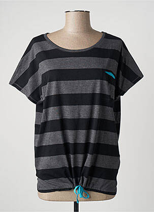 T-shirt col rond manches courtes noir STOOKER WOMEN femme