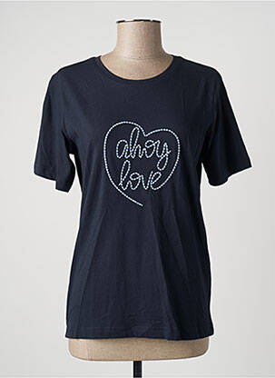 T-shirt coupe droite manches courtes bleu STOOKER WOMEN femme