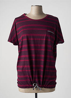 T-shirt stretch manches courtes rouge SPORT BY STOOKER femme