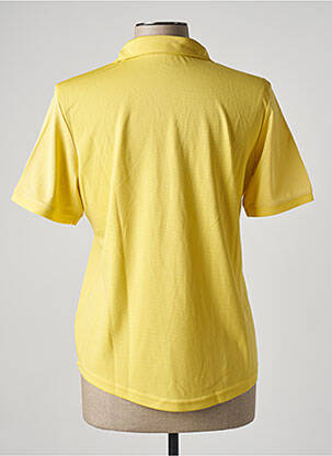 Polo stretch manches courtes jaune SPORT BY STOOKER femme