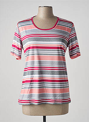 T-shirt stretch manches courtes rouge SPORT BY STOOKER femme