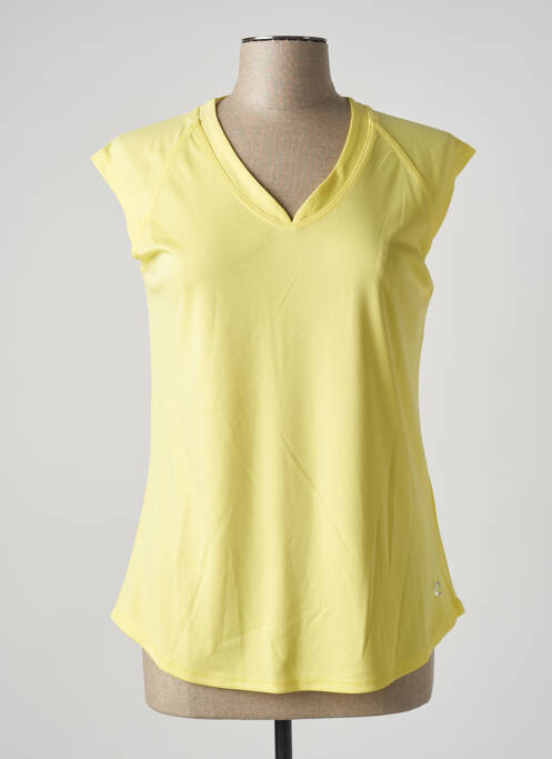 T-shirt jaune SPORT BY STOOKER pour femme