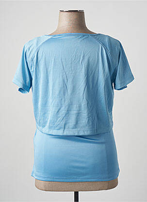 Top stretch manches courtes bleu SPORT BY STOOKER femme