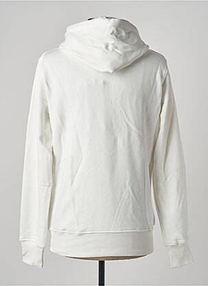 Sweat-shirt à capuche manches longues manches longues blanc DEFEND homme