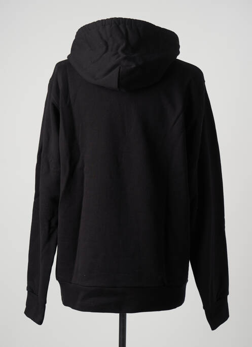 Sweat-shirt à capuche noir DEFEND pour homme