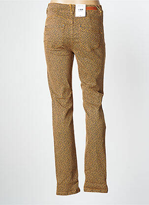 Pantalon slim taille haute taille haute marron BONOBO femme