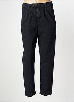 Jeans coupe large poches taille haute noir BONOBO femme