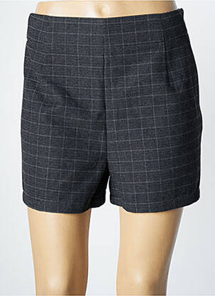 Short coupe droite taille haute noir CACHE CACHE femme