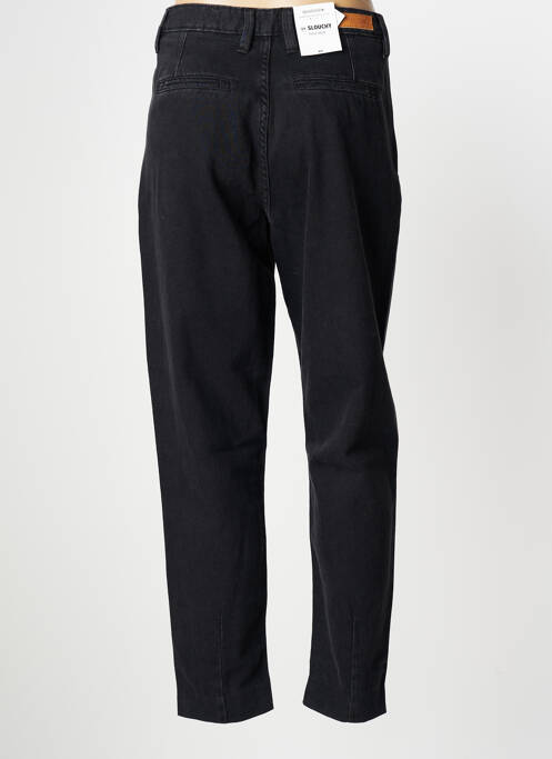 Jeans coupe large taille haute taille haute noir BONOBO femme