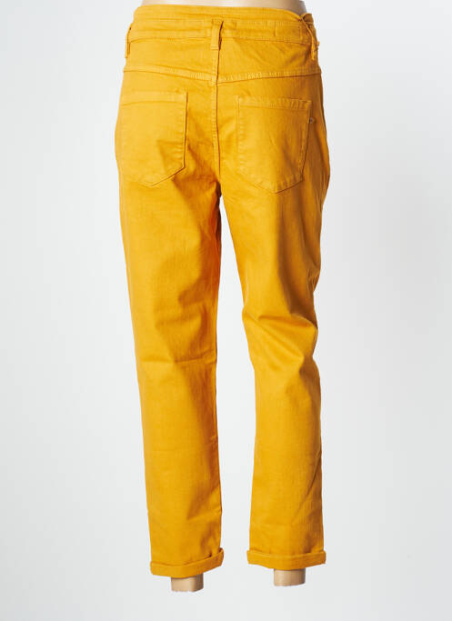 Jean coupe Mom orange BONOBO pour femme