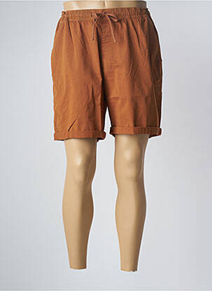 Bermuda taille élastique taille normale marron CELIO homme
