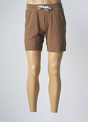 Bermuda taille élastique taille normale marron CELIO homme