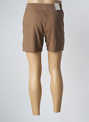 Bermuda taille élastique taille normale marron CELIO homme