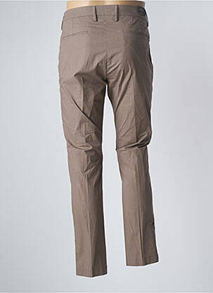 Pantalon chino tissage popeline taille normale marron DOPPELGÄNGER homme