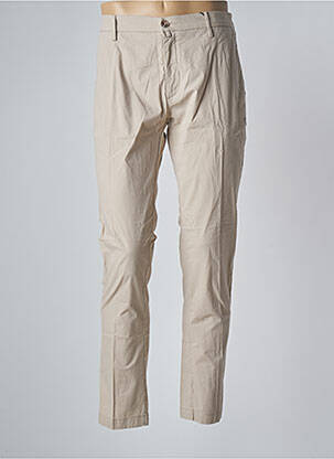 Pantalon chino tissage popeline taille normale beige DOPPELGÄNGER homme